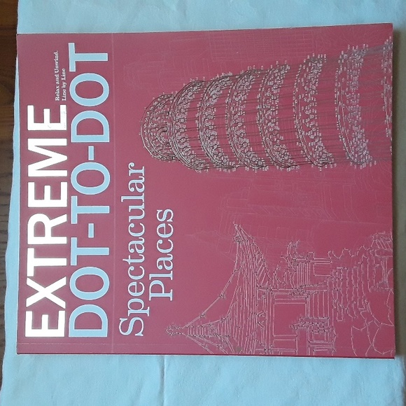 Adult and Kids Coloring Book/Connect the Dots and Colored Pencils. - Picture 3 of 9